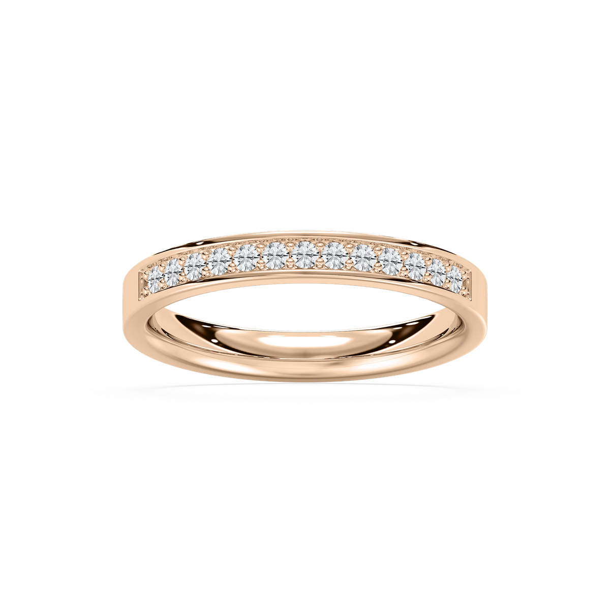 Danica Stackable Band in Rose Gold