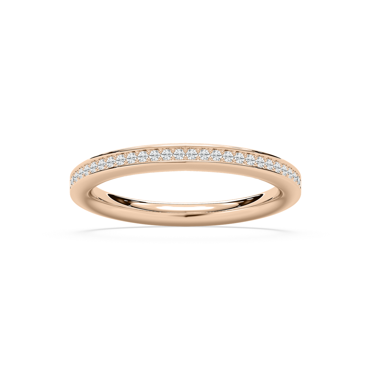 Delicate Wedding Band in Rose Gold