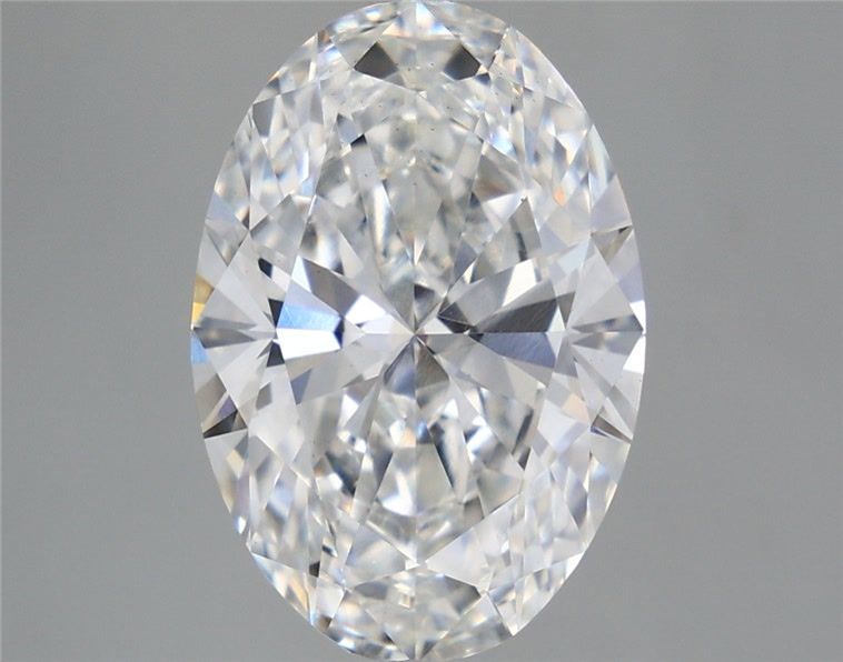 5.56 Carat Oval Shaped, Ideal Cut, E Color, VS2 Clarity, IGI Certified Lab Grown Diamond