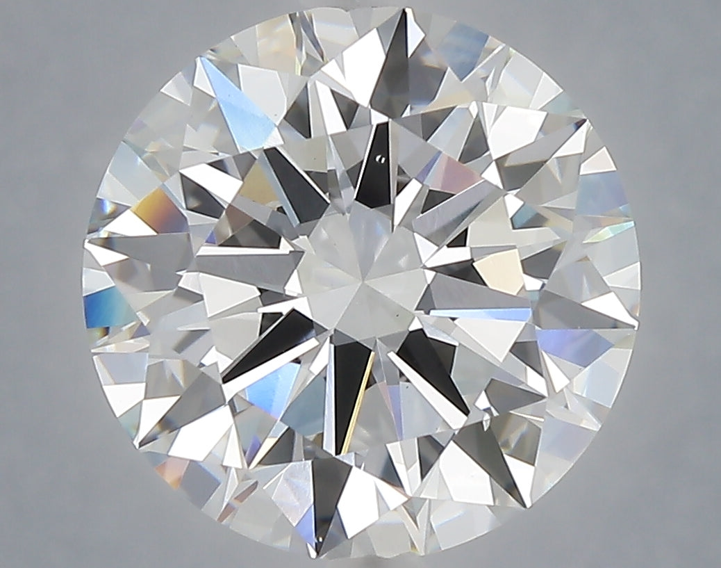 6.01 Carat Round Shaped, Excellent Cut, E Color, VS1 Clarity, IGI Certified Lab Grown Diamond