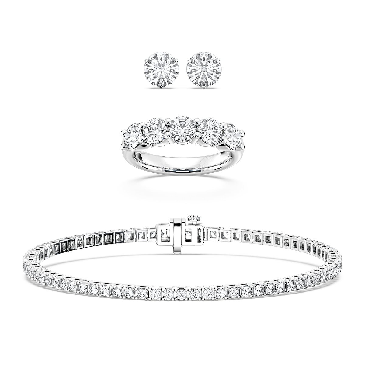 Ultimate Luxury Diamond Trio Bundle