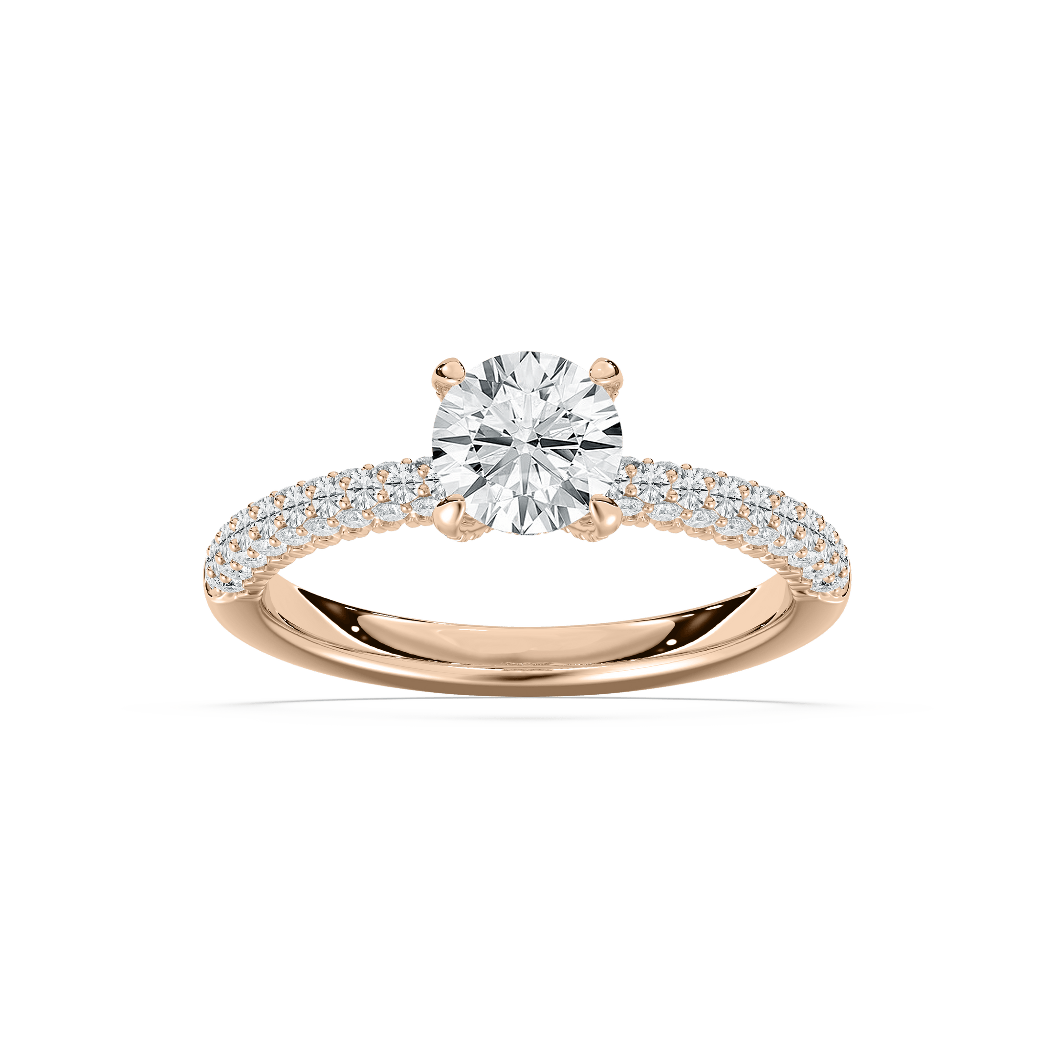 petite micro pave wedding band