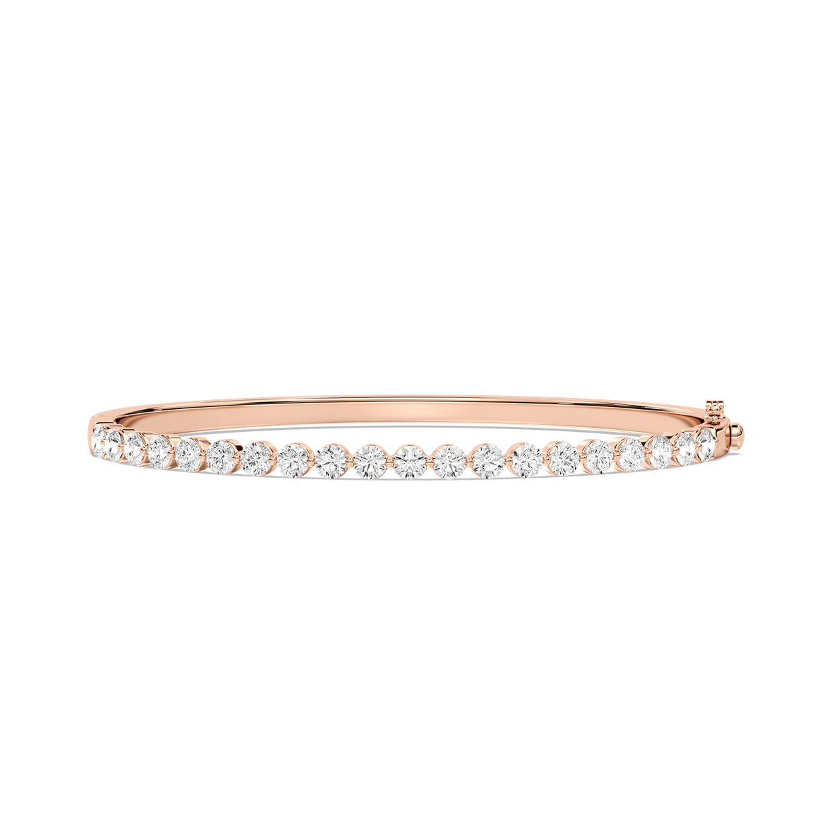 Classic Shared Prong Lab-Grown Diamond Bangle