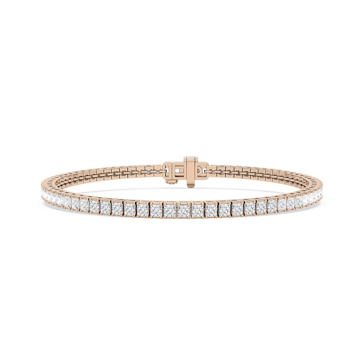 Classic Princess Cut Tennis Bracelet