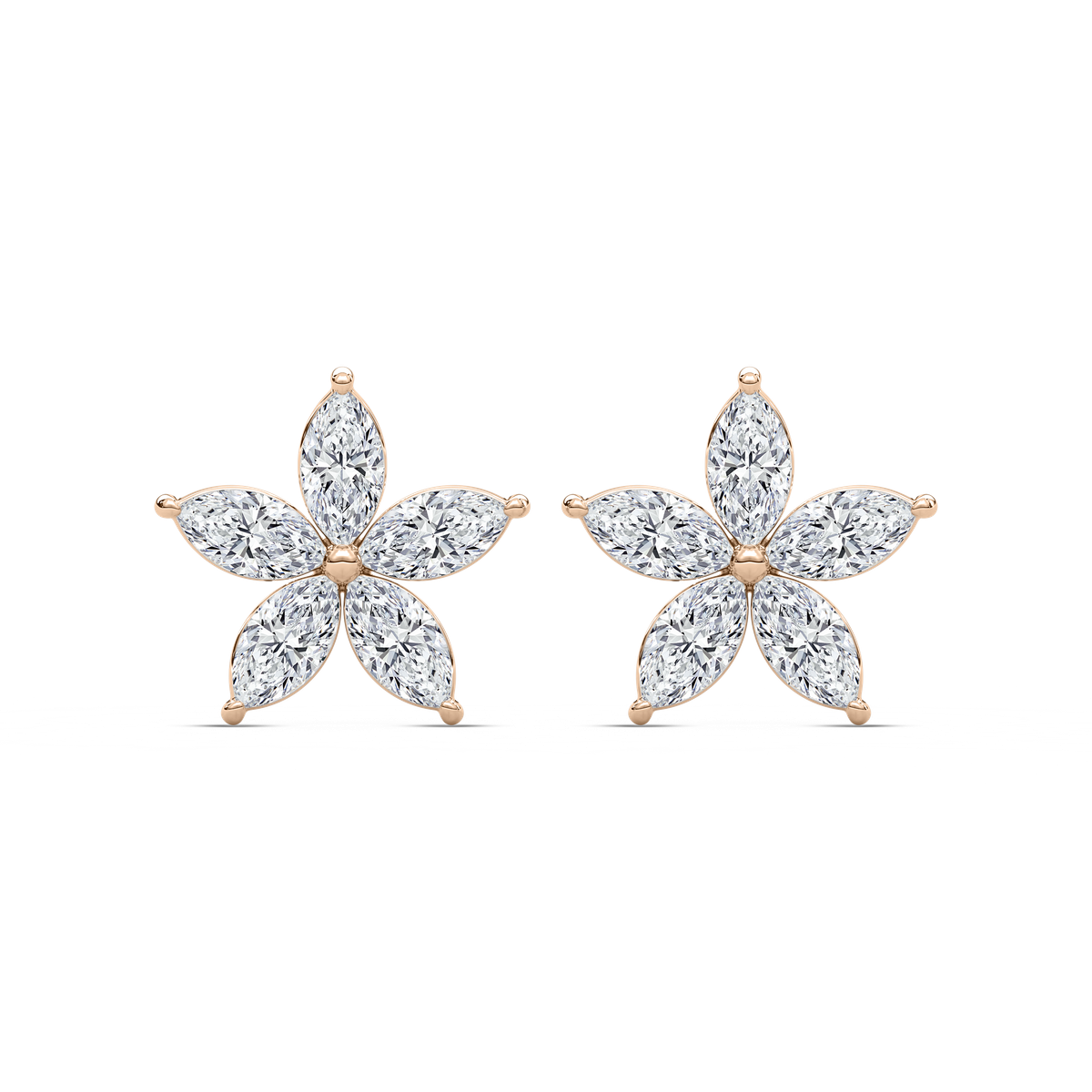 Floral-Shaped Earrings