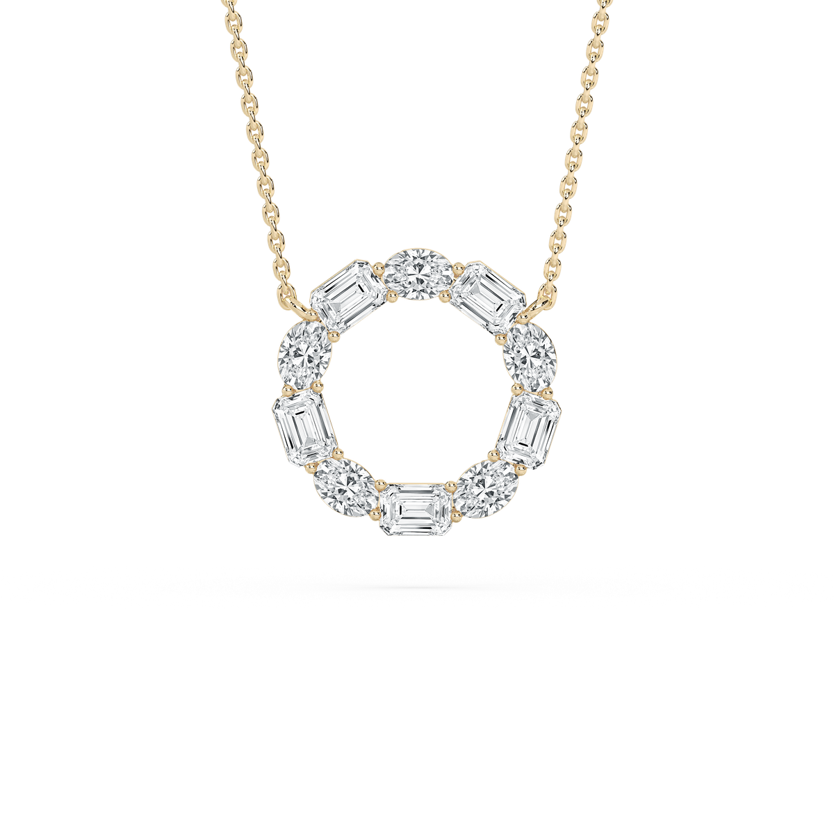 Celestial Circle Diamond Pendant