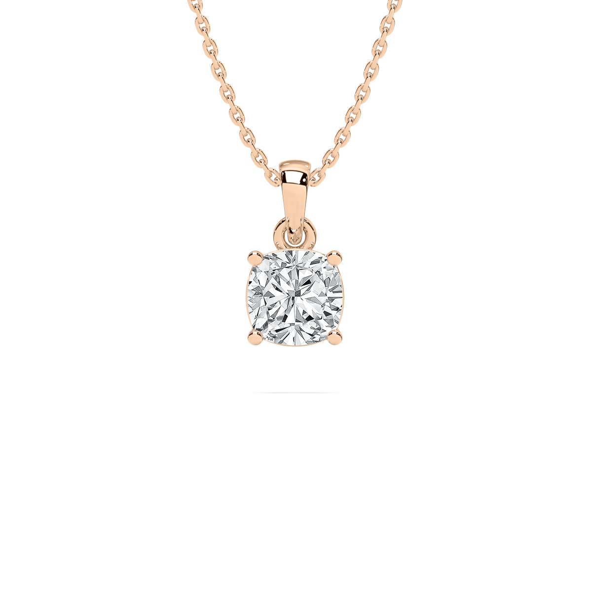 Timeless Cushion Solitaire Pendant