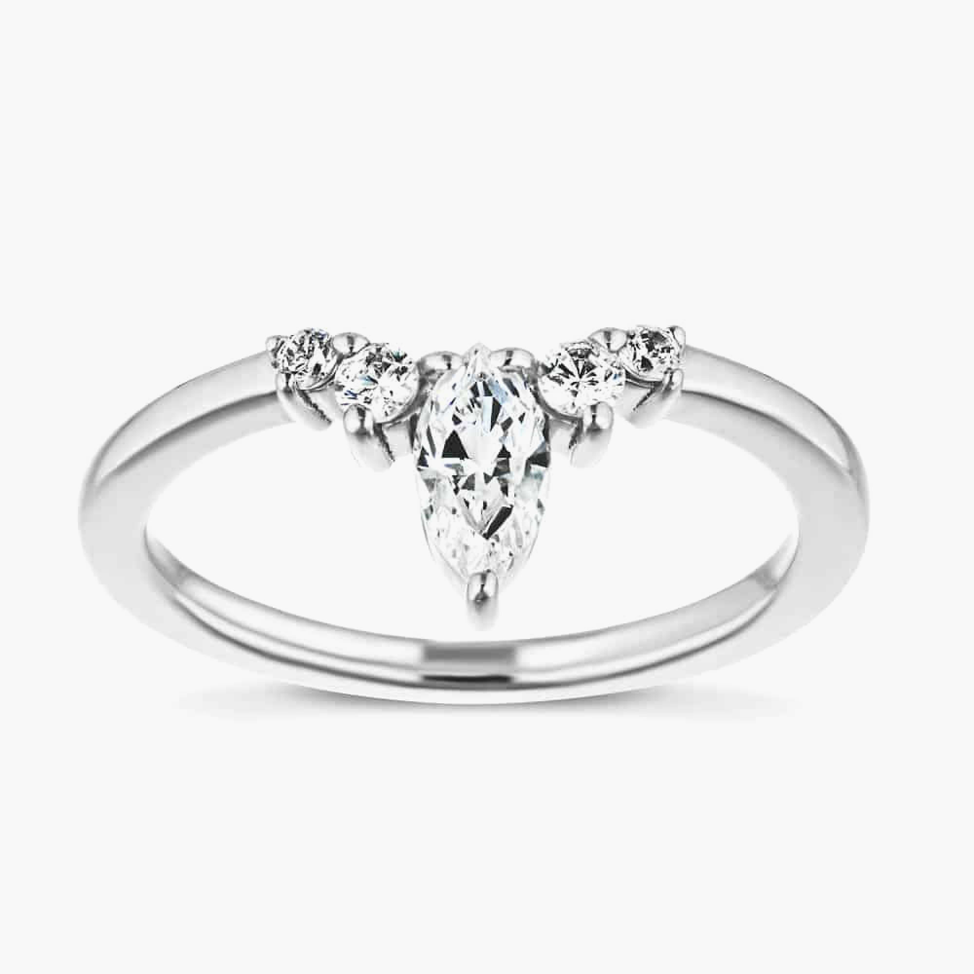 Tiara Wedding Band