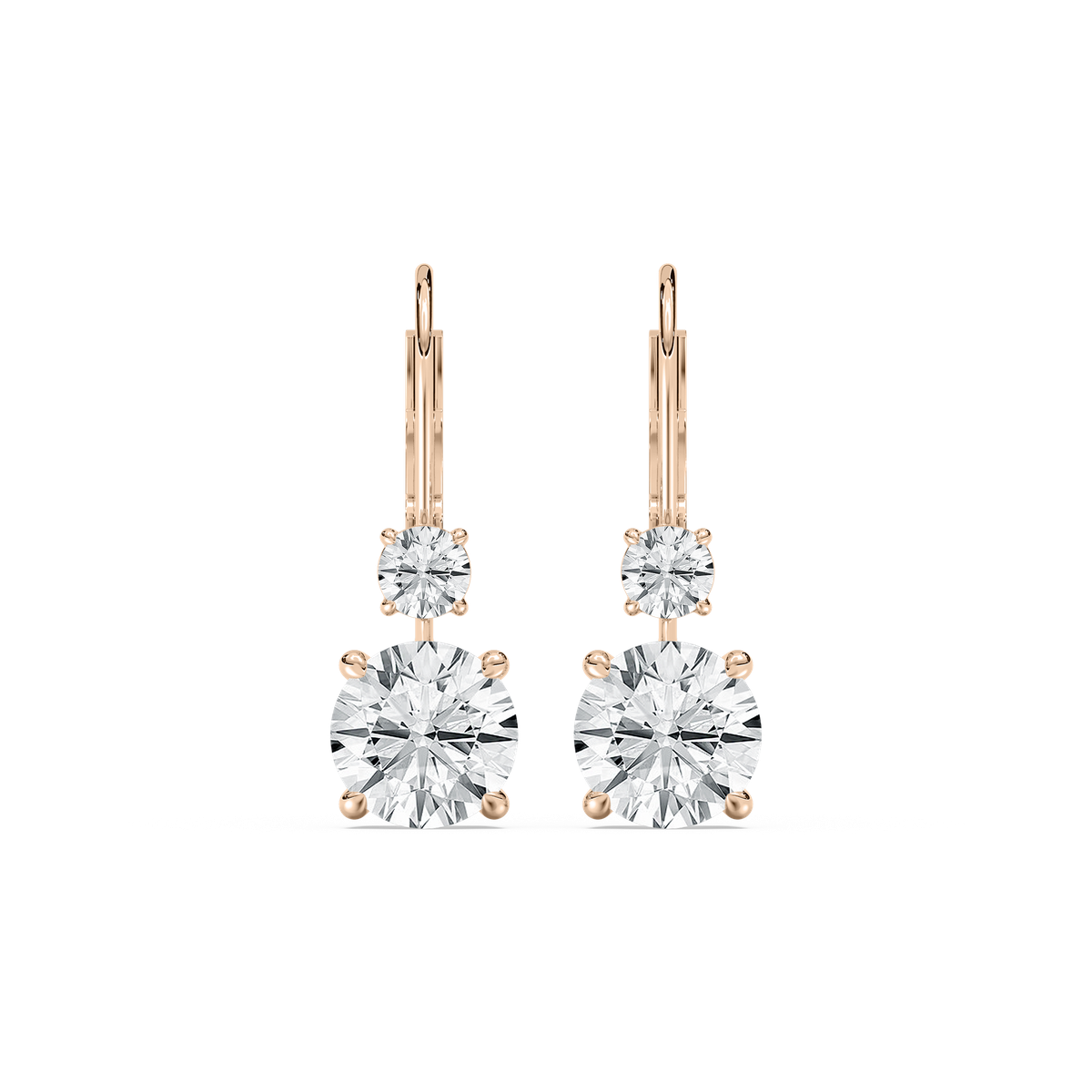 Perfect Bold Drop Earring in Rose Gold