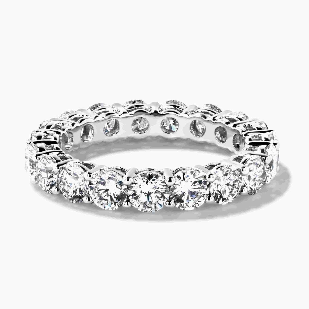 Eternity Lab Grown Diamond Band Shown In 14K White Gold