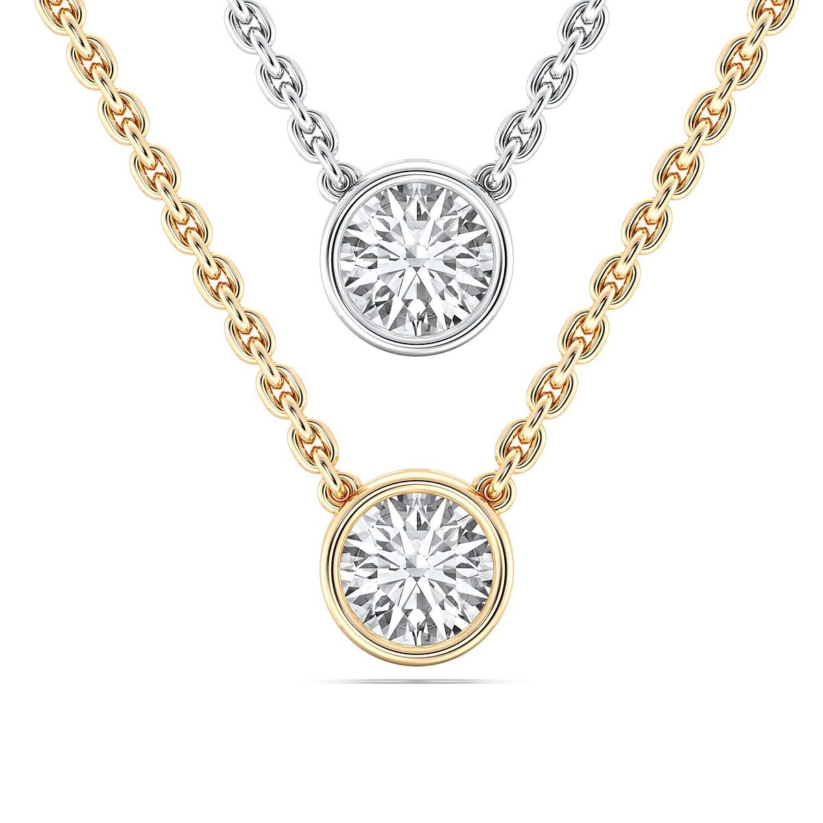 Two Bezel Pendant Bundle