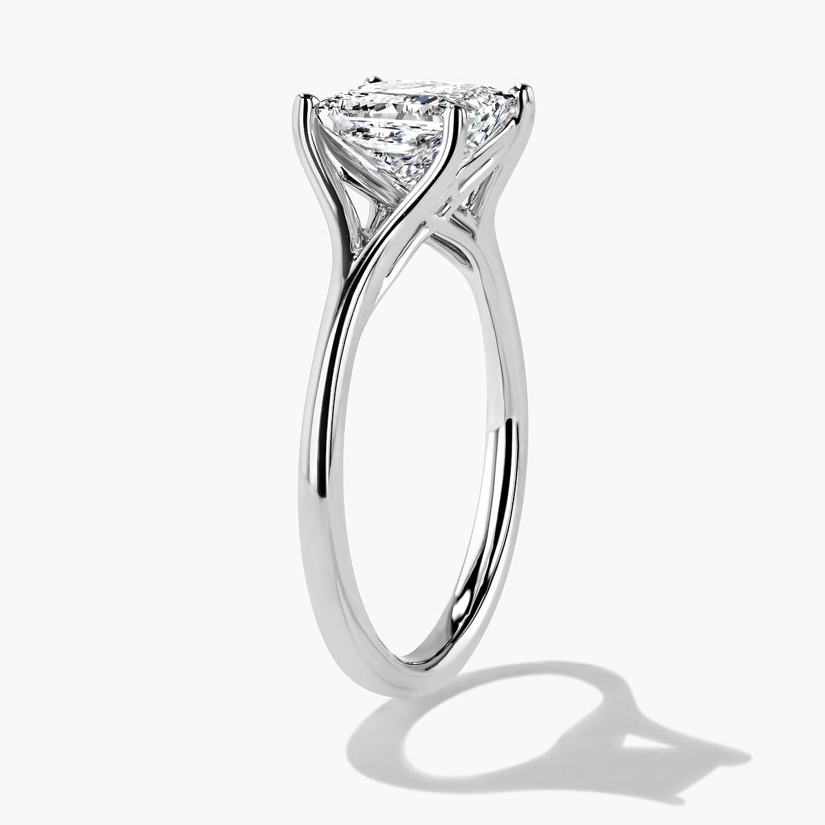 Split Shank Engagement Ring - Princess Cut 1.66ct Lab Grown Diamond (RTS)