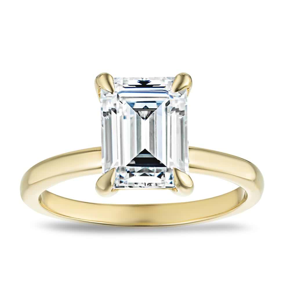 Engagement rings without prongs on sale
