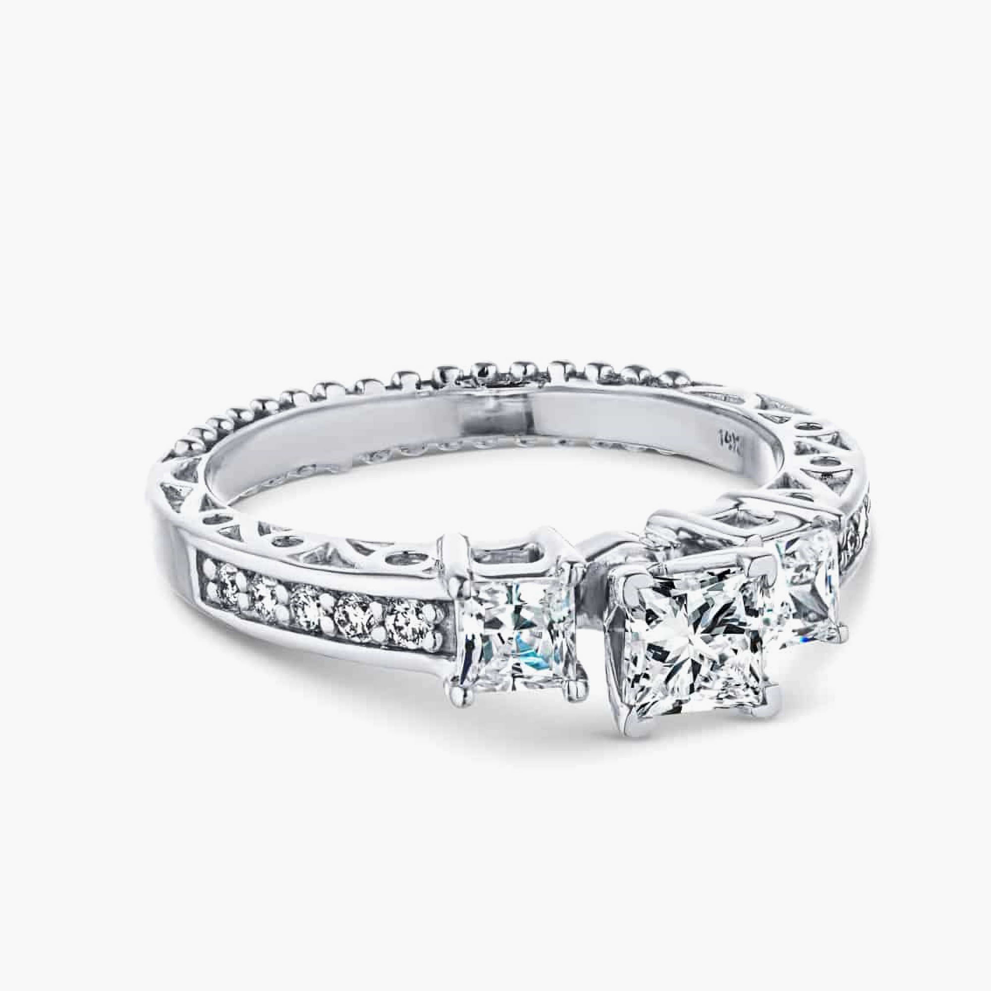 Julie Accented Wedding Set