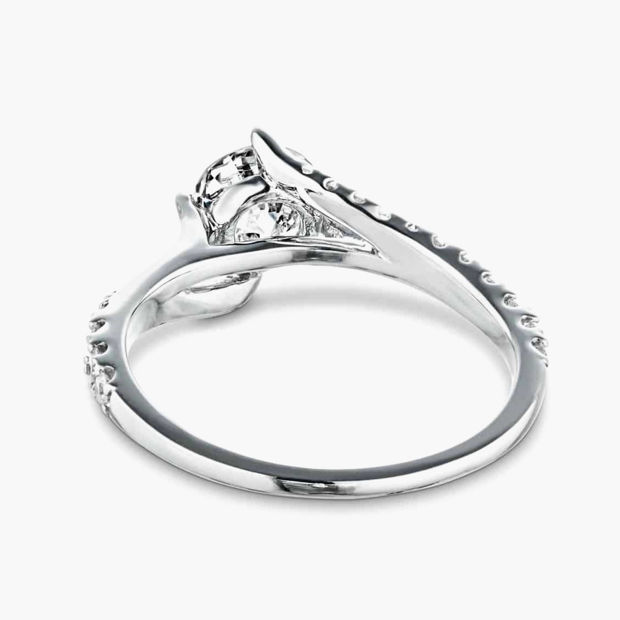 Flame Wedding Ring Set