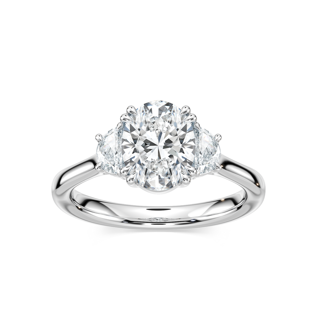 |Shown in 14K White Gold