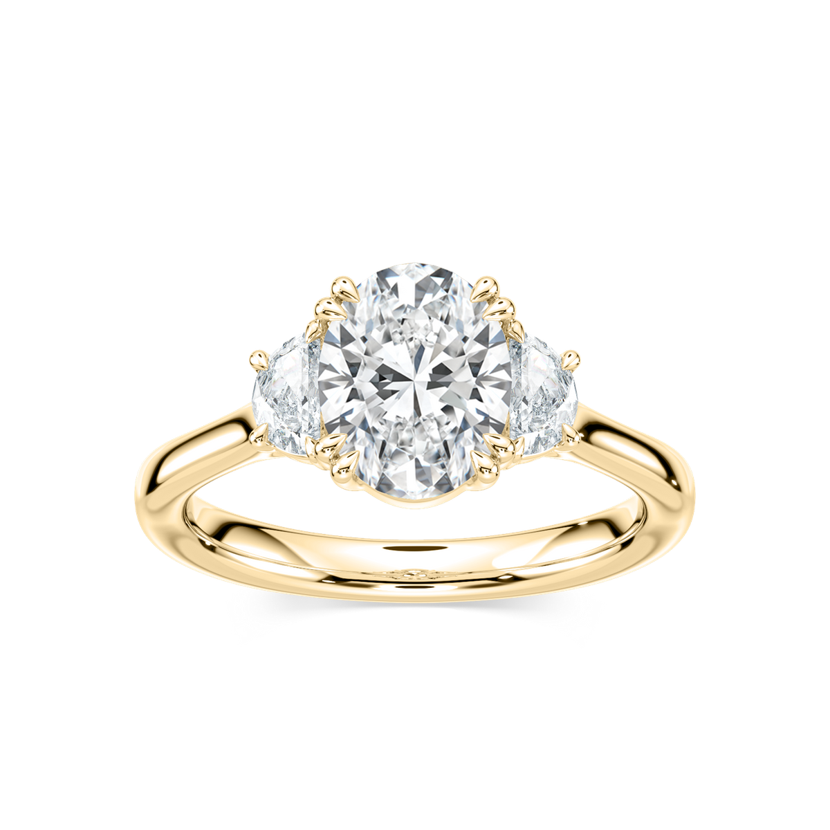 |Shown in 14K yellow Gold