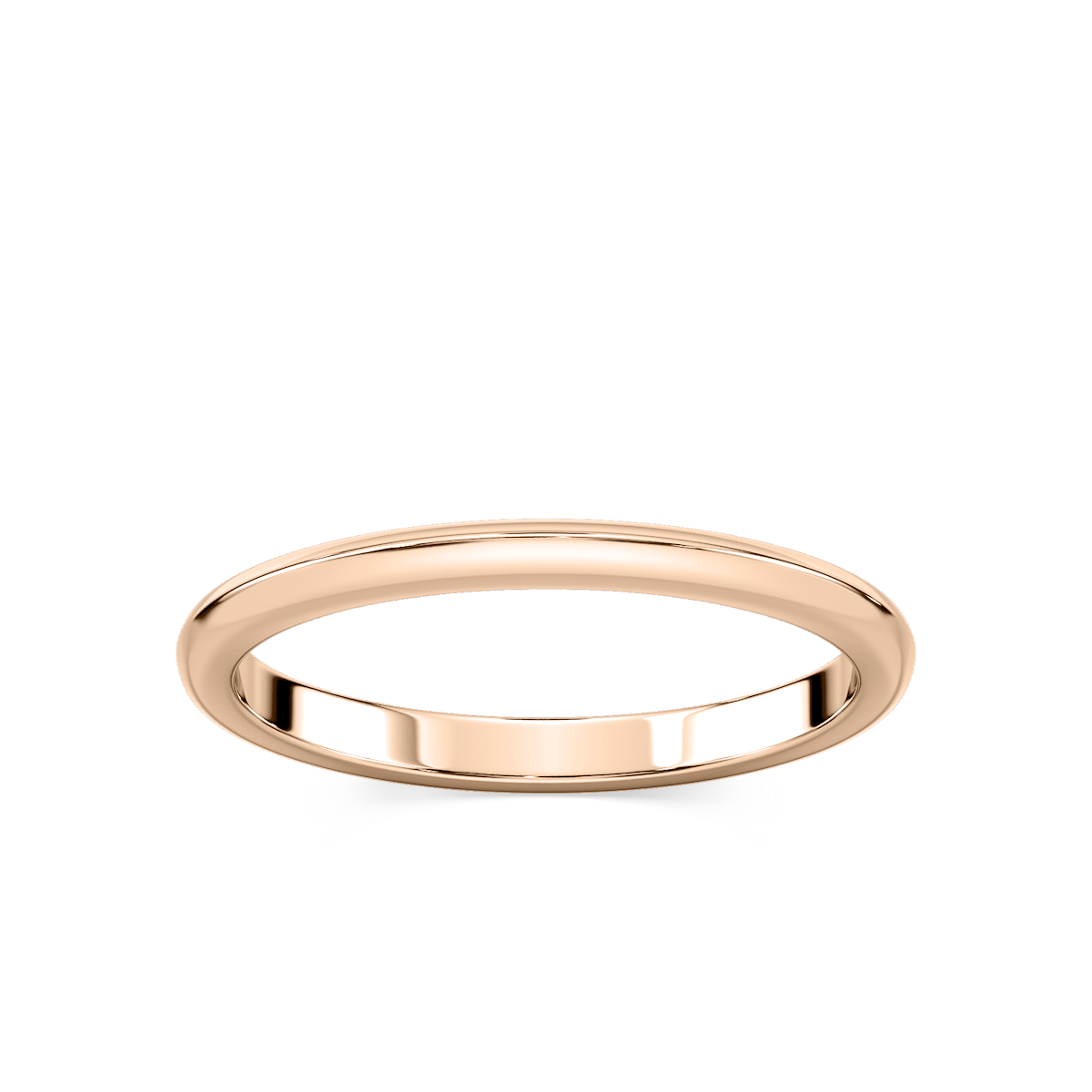 Alma 2.00mm Knife Edge Plain Metal Band