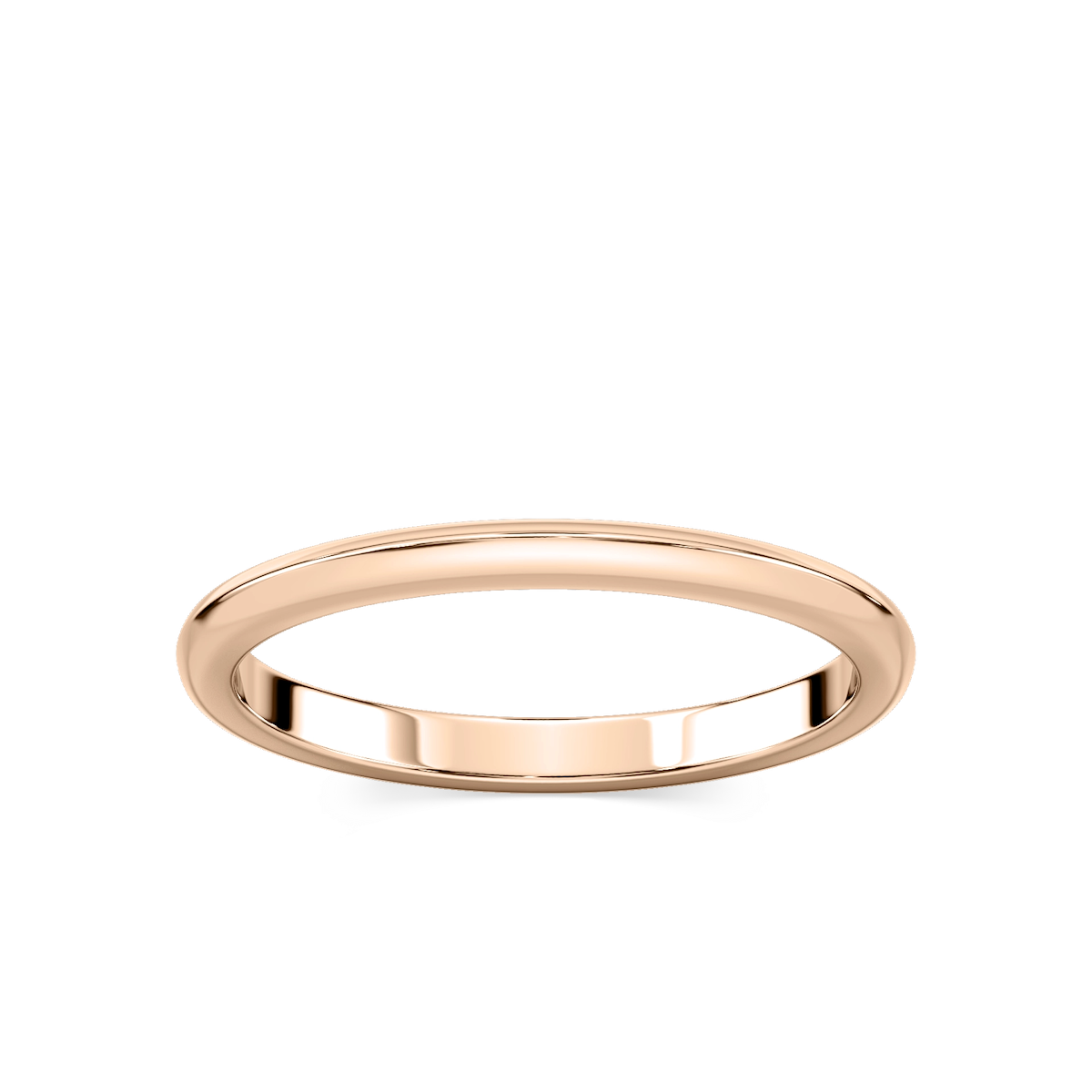 Alma 2.00mm Knife Edge Plain Metal Band