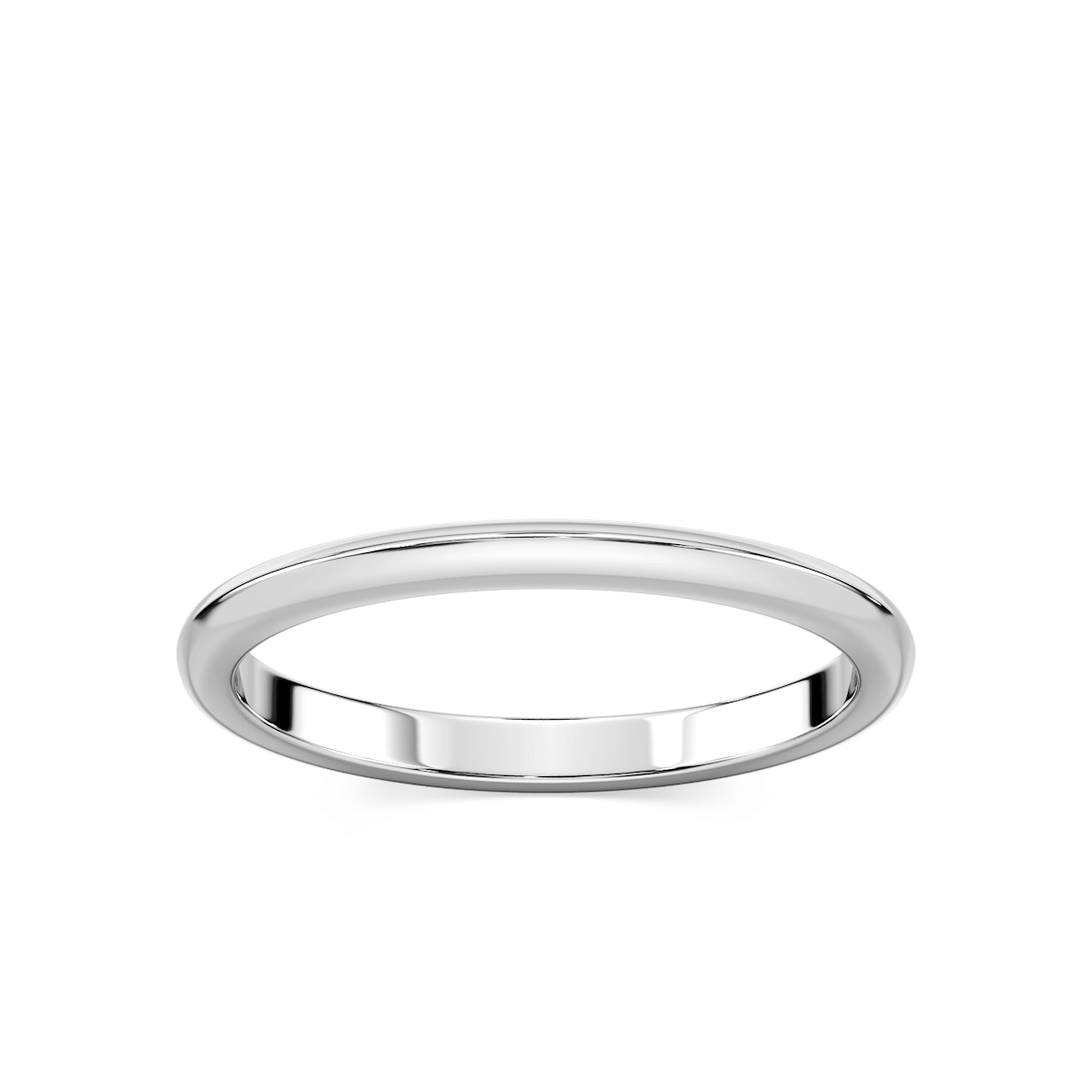 Alma 2.00mm Knife Edge Plain Metal Band