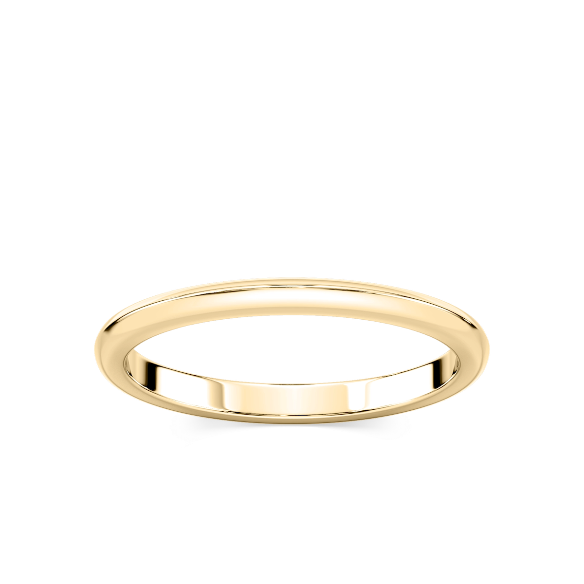 Alma 2.00mm Knife Edge Plain Metal Band