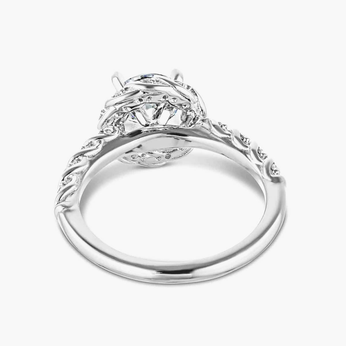 Diamond Entwined Wedding Set