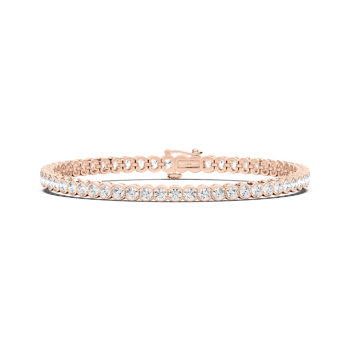 Bezel Set Tennis Bracelet