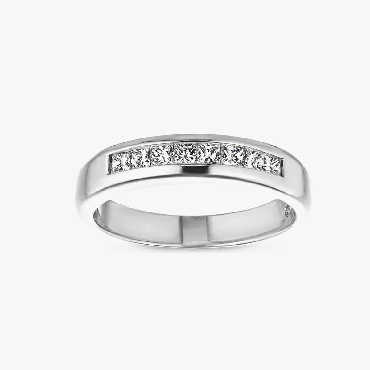 1.5ct Princess Cut Diamond Hybrid® Melanie Wedding Set (RTS)