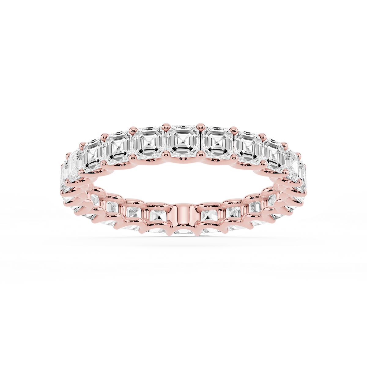 Kylie Asscher Lab Grown Diamond U-Prong Eternity Band