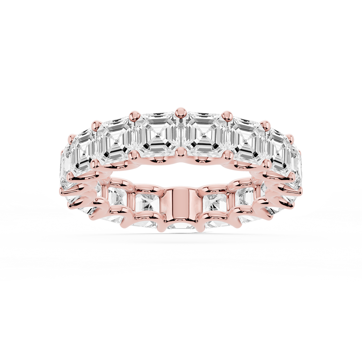 Kylie Asscher Lab Grown Diamond U-Prong Eternity Band