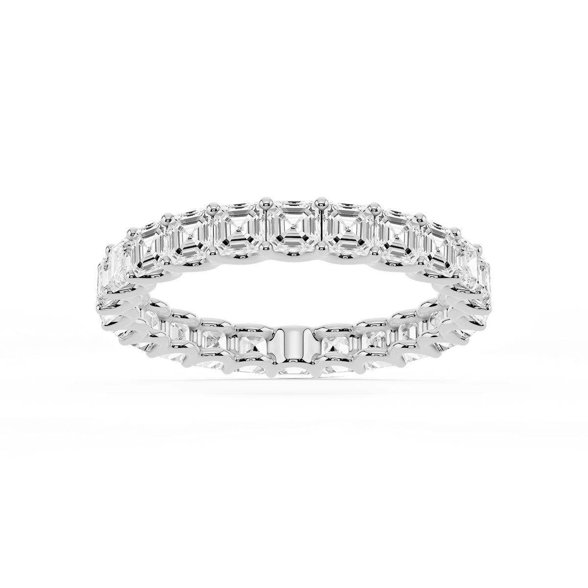 Kylie Asscher Lab Grown Diamond U-Prong Eternity Band