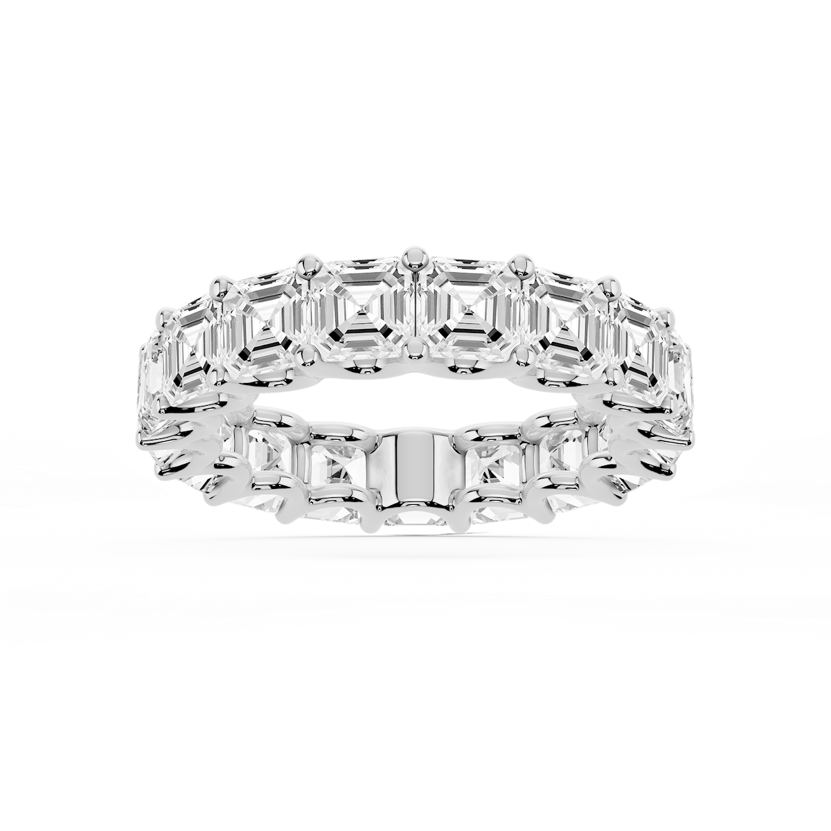 Kylie Asscher Lab Grown Diamond U-Prong Eternity Band