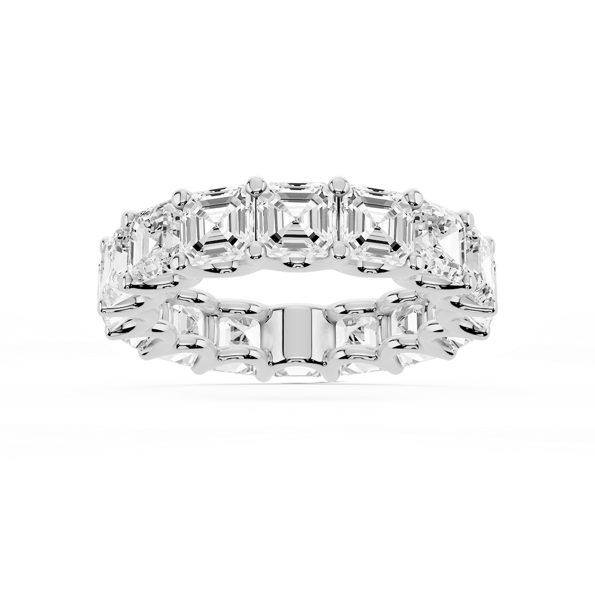 Kylie Asscher Lab Grown Diamond U-Prong Eternity Band
