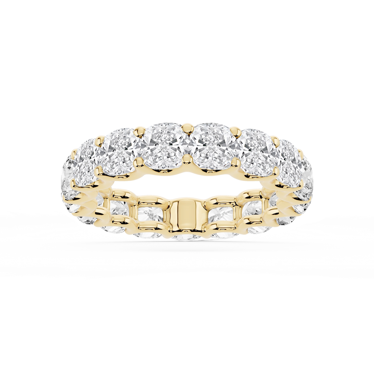 Kylie Cushion Lab Grown Diamond U-Prong Eternity Band