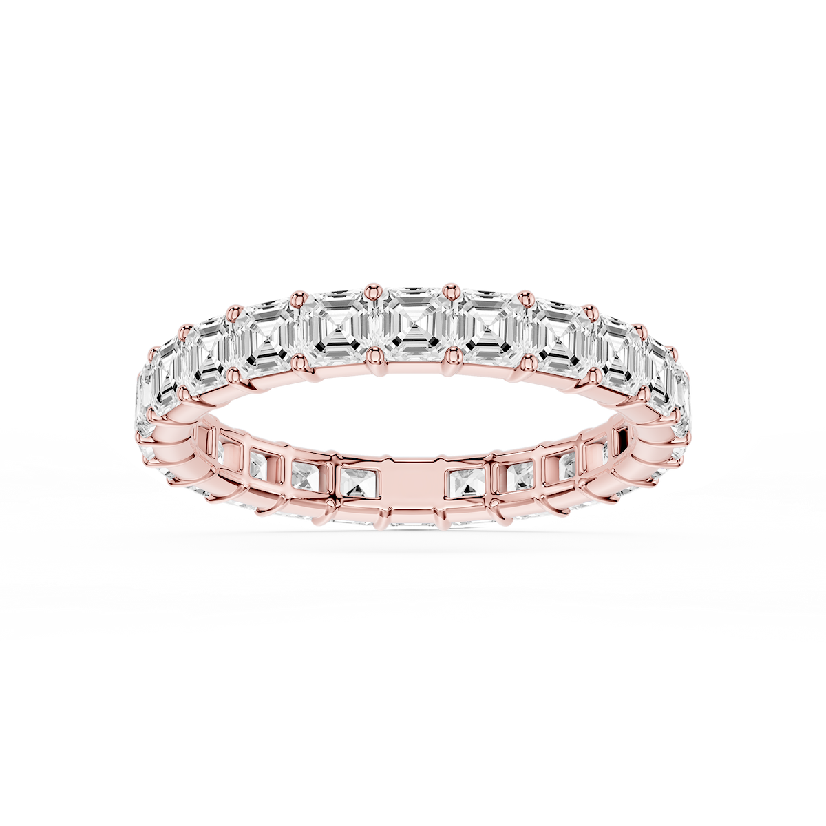 Melissa Asscher Lab Grown Diamond Shared Prong Eternity Band