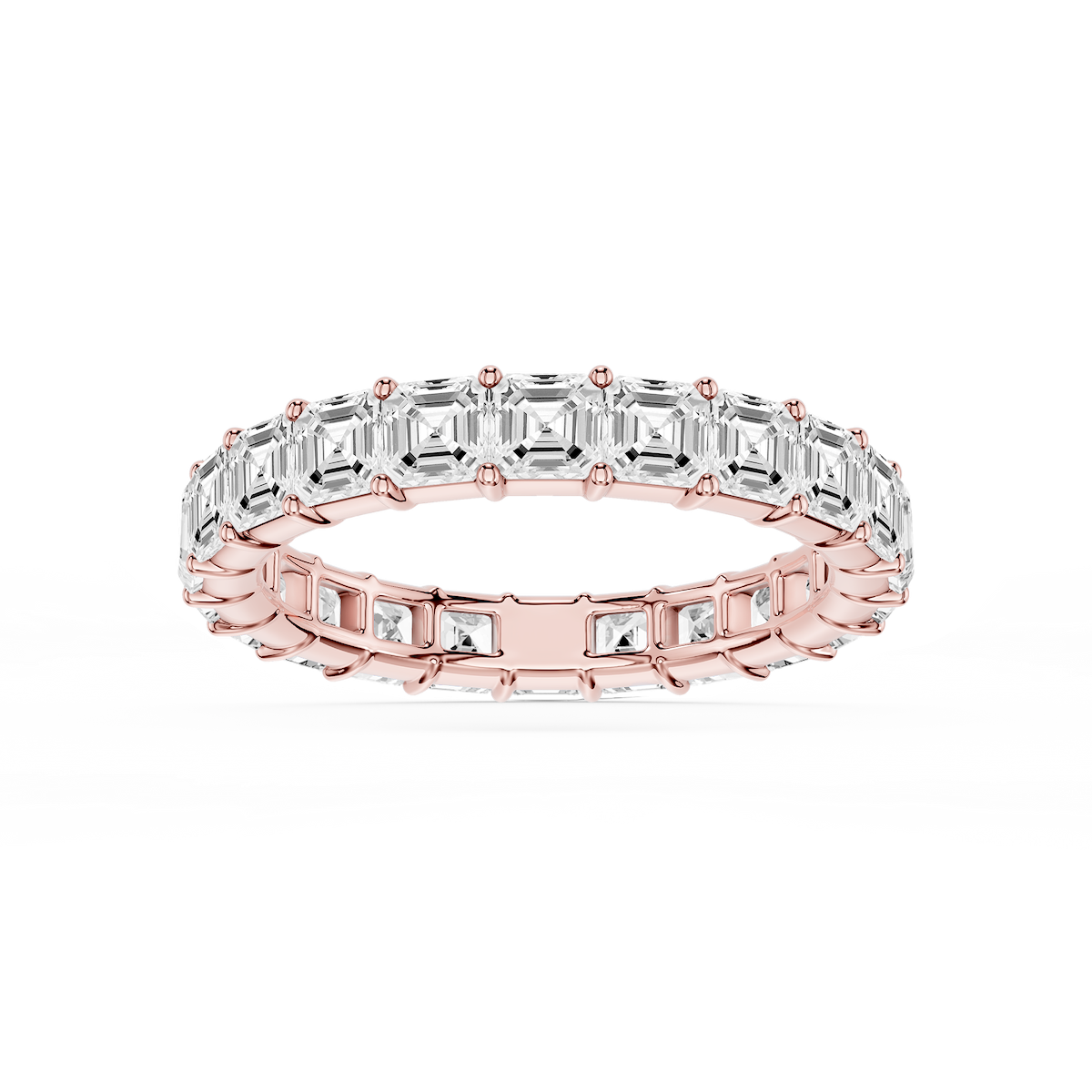 Melissa Asscher Lab Grown Diamond Shared Prong Eternity Band