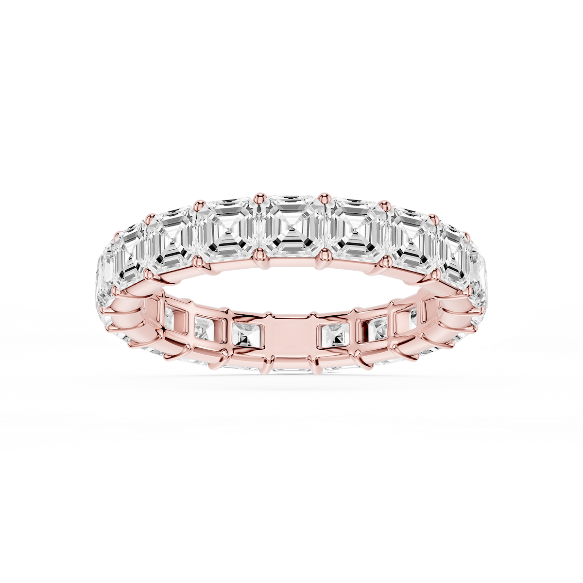 Melissa Asscher Lab Grown Diamond Shared Prong Eternity Band