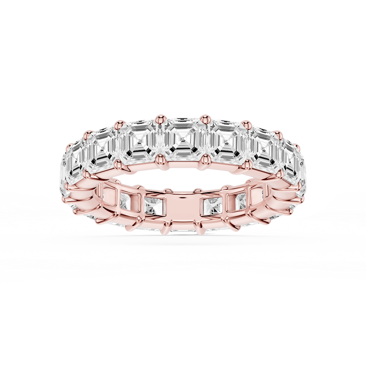 Melissa Asscher Lab Grown Diamond Shared Prong Eternity Band