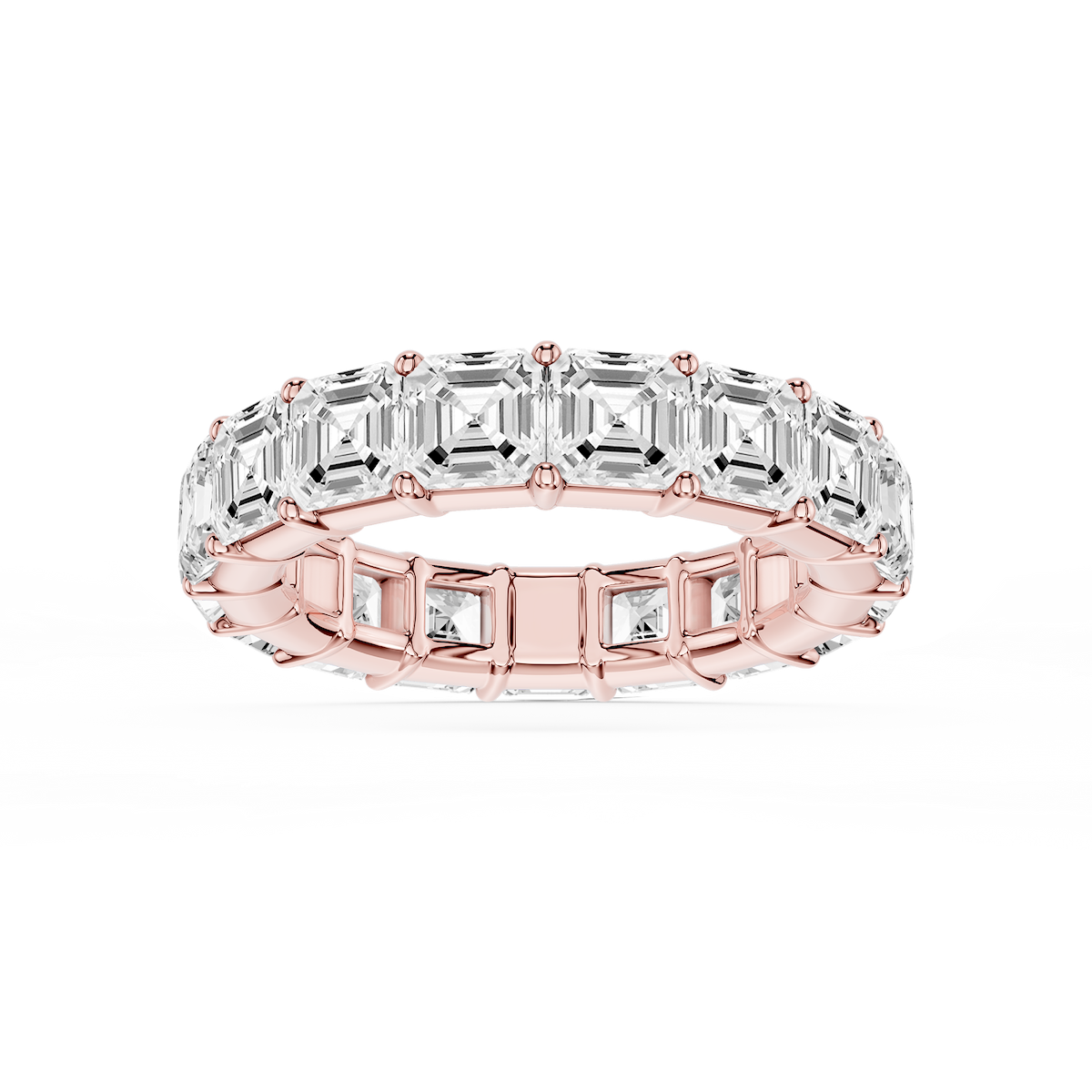 Melissa Asscher Lab Grown Diamond Shared Prong Eternity Band