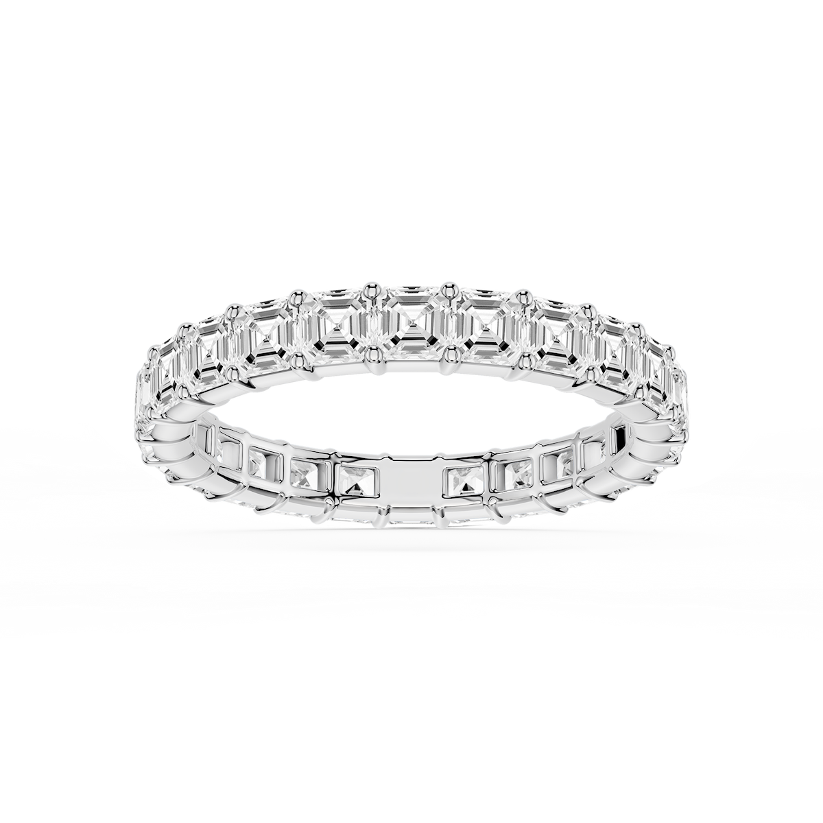 Melissa Asscher Lab Grown Diamond Shared Prong Eternity Band