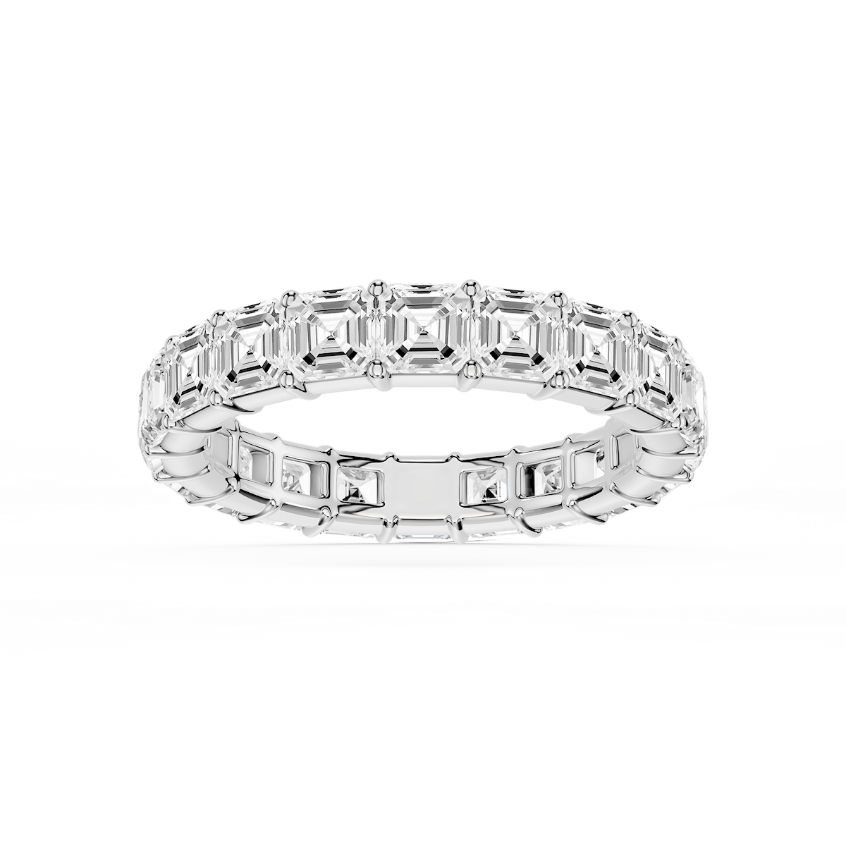 Melissa Asscher Lab Grown Diamond Shared Prong Eternity Band