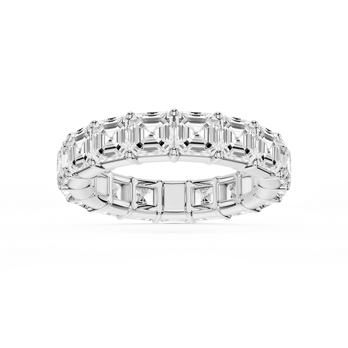 Melissa Asscher Lab Grown Diamond Shared Prong Eternity Band