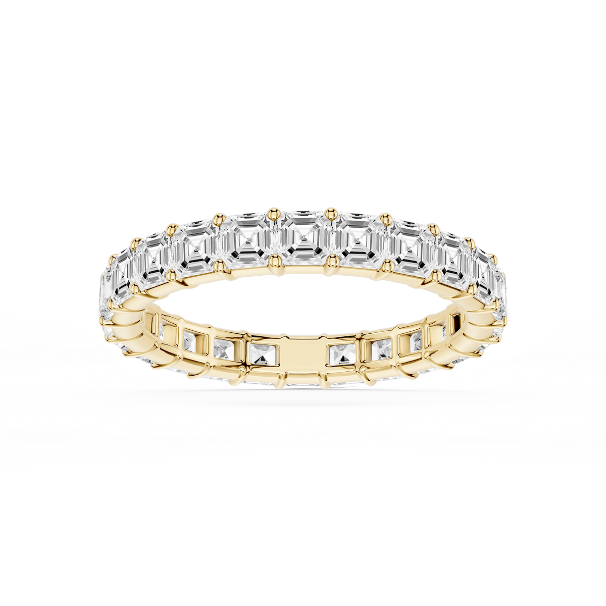 Melissa Asscher Lab Grown Diamond Shared Prong Eternity Band