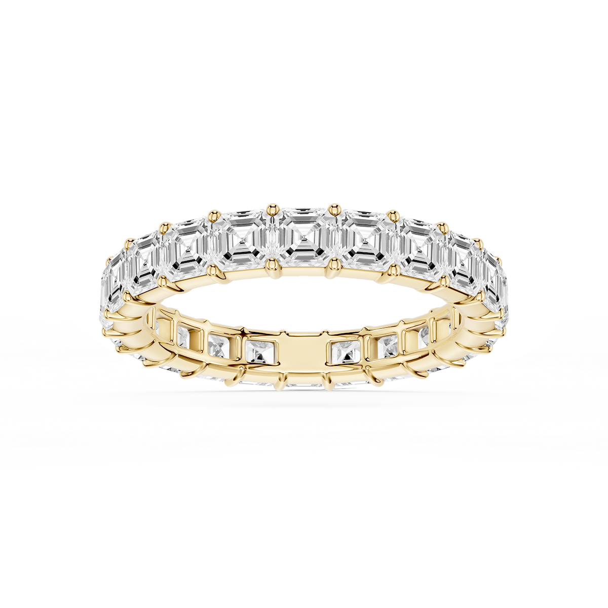 Melissa Asscher Lab Grown Diamond Shared Prong Eternity Band