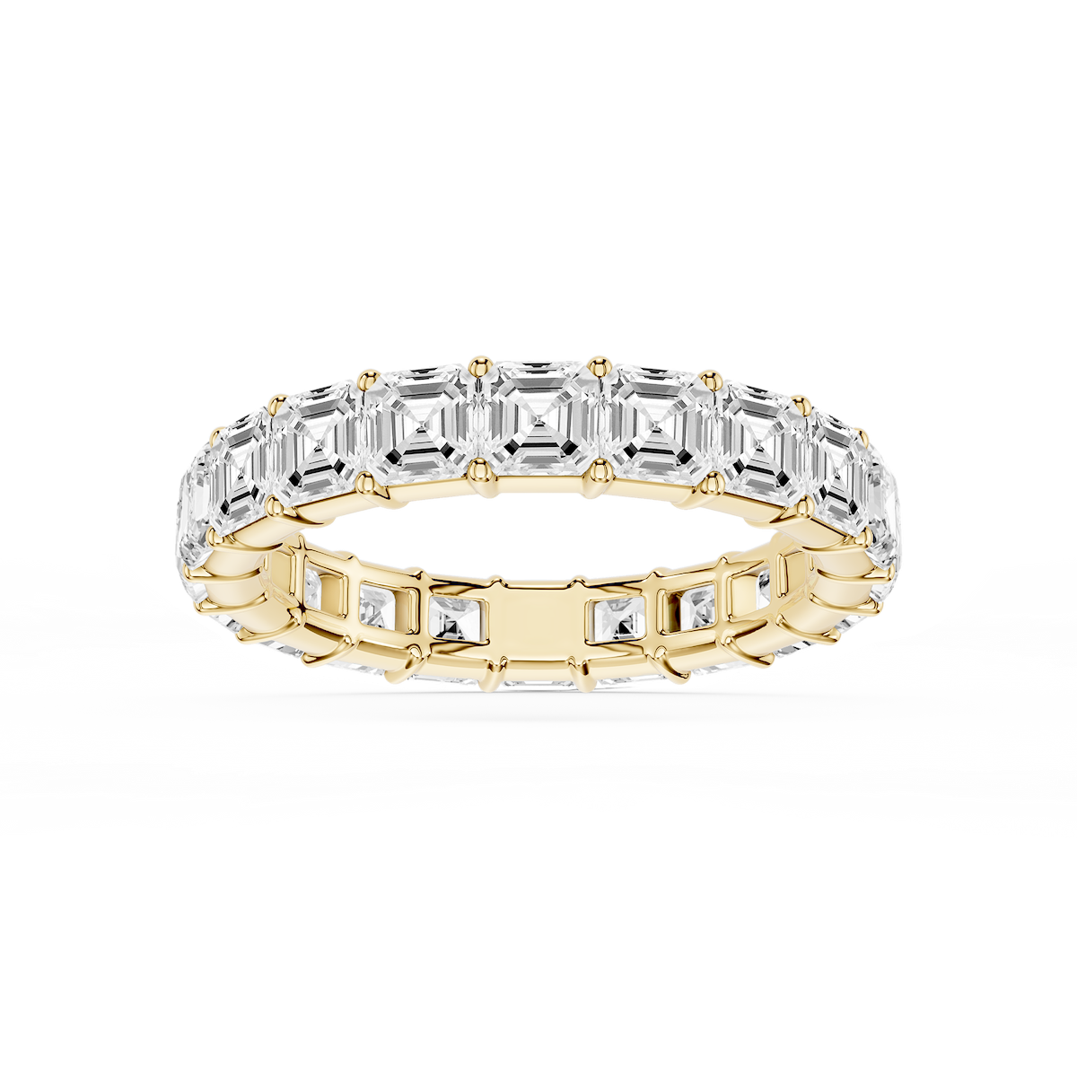 Melissa Asscher Lab Grown Diamond Shared Prong Eternity Band
