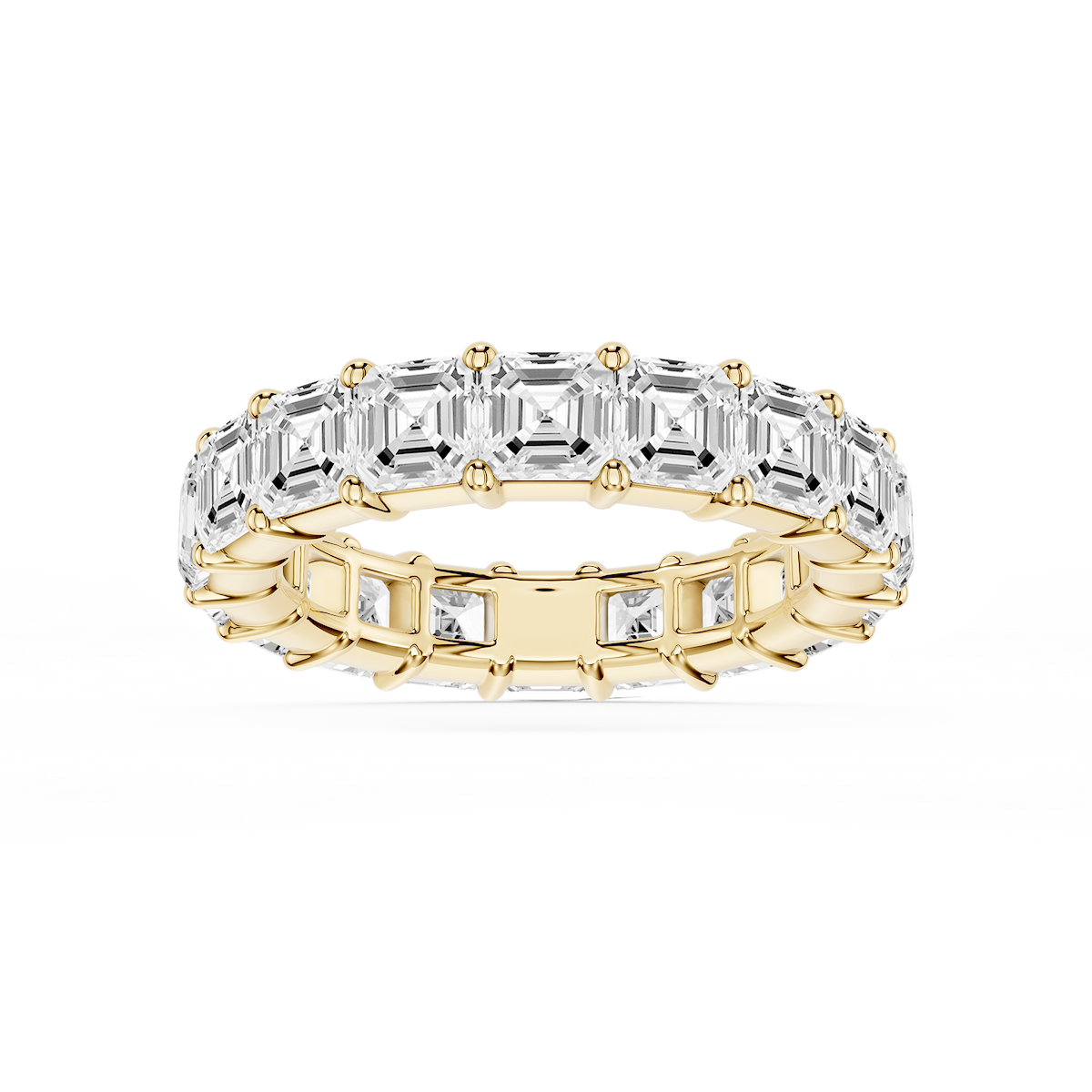 Melissa Asscher Lab Grown Diamond Shared Prong Eternity Band