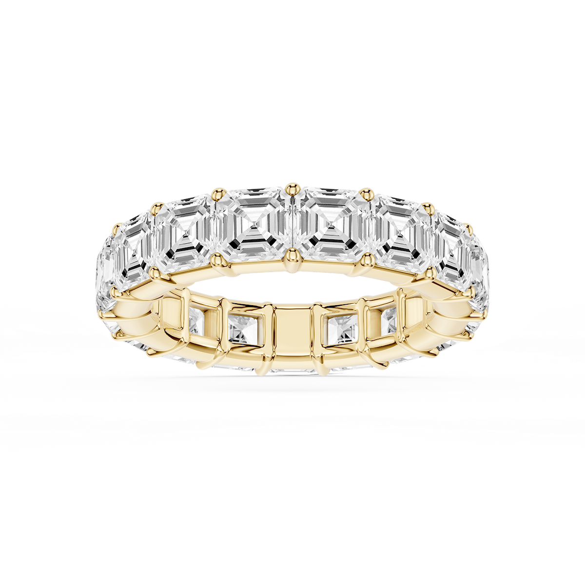 Melissa Asscher Lab Grown Diamond Shared Prong Eternity Band