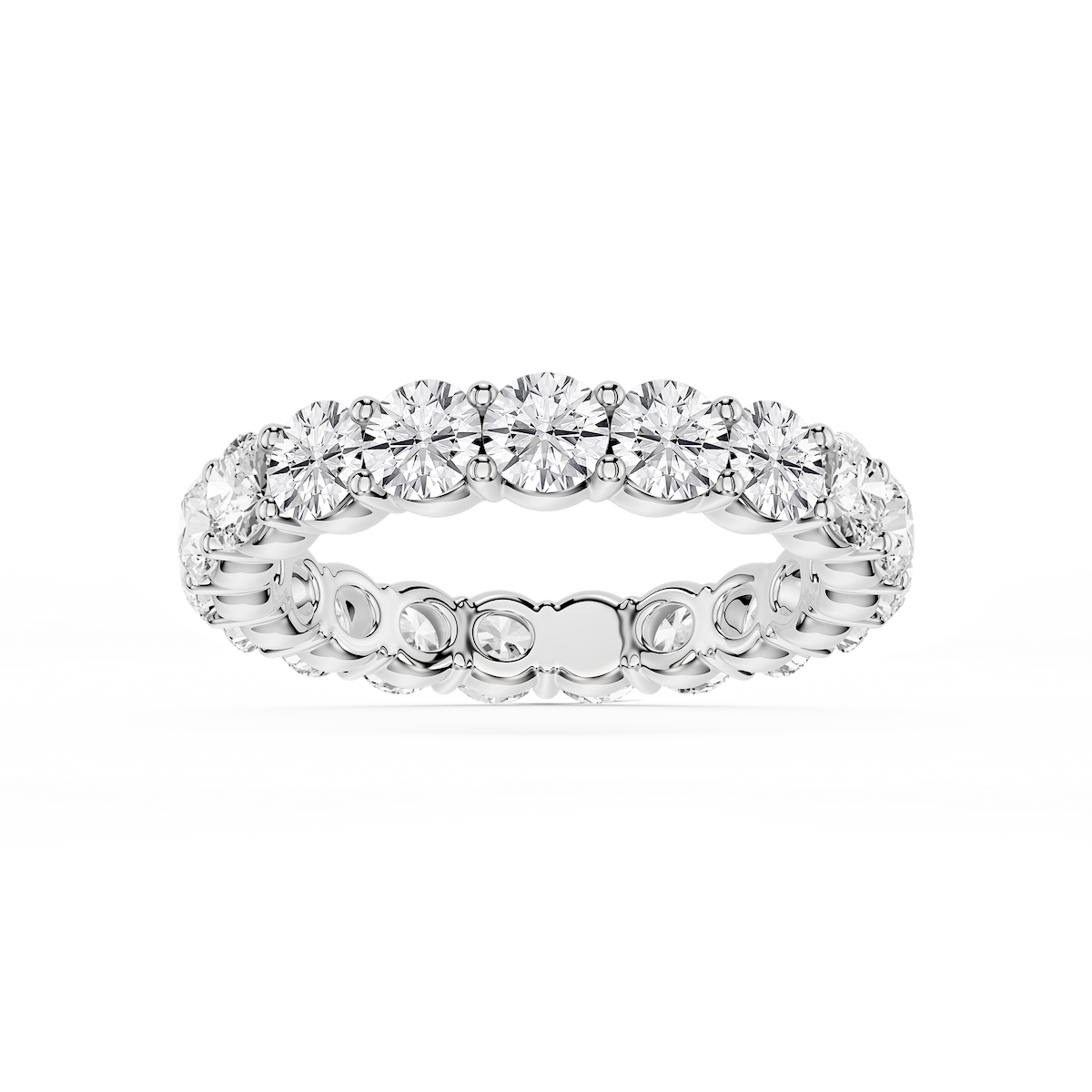 Rebecca Round Lab Grown Diamond Shared Prong Eternity Band