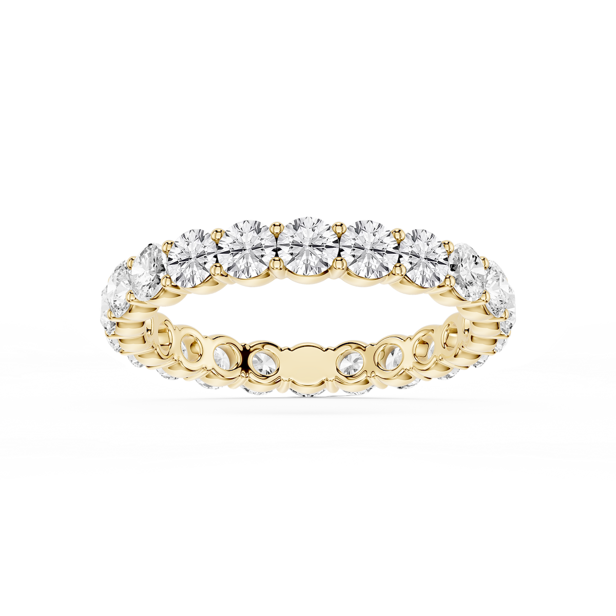 Rebecca Round Lab Grown Diamond Shared Prong Eternity Band