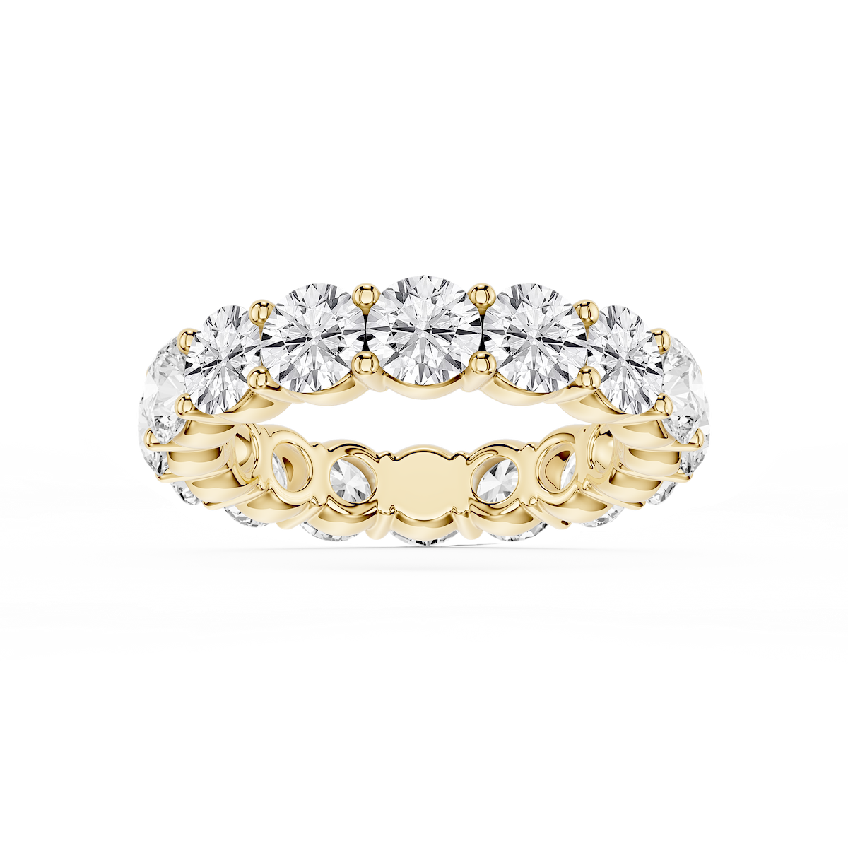 Rebecca Round Lab Grown Diamond Shared Prong Eternity Band